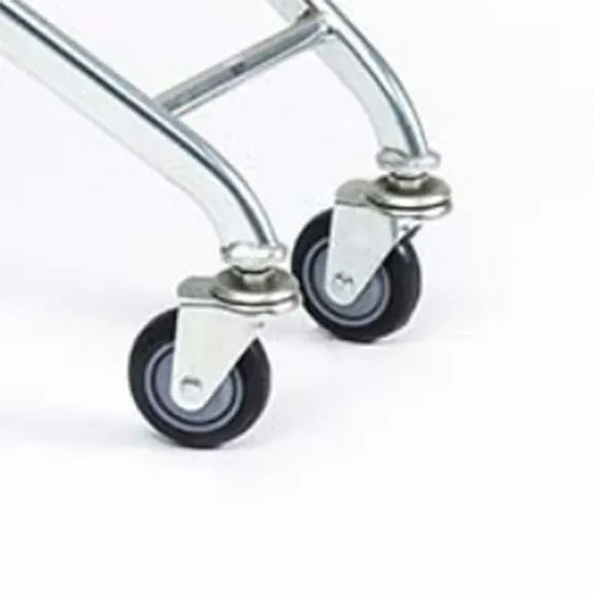 Metal Supermarket European Style Shopping Trolley Carts photo 2