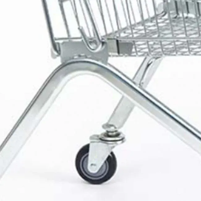 Metal Supermarket European Style Shopping Trolley Carts photo 6