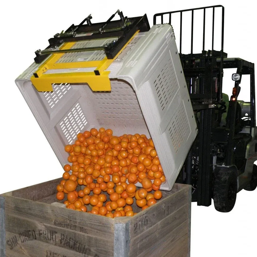Hydraulic Forklift Bin Tipper Attachment Heavy Duty
