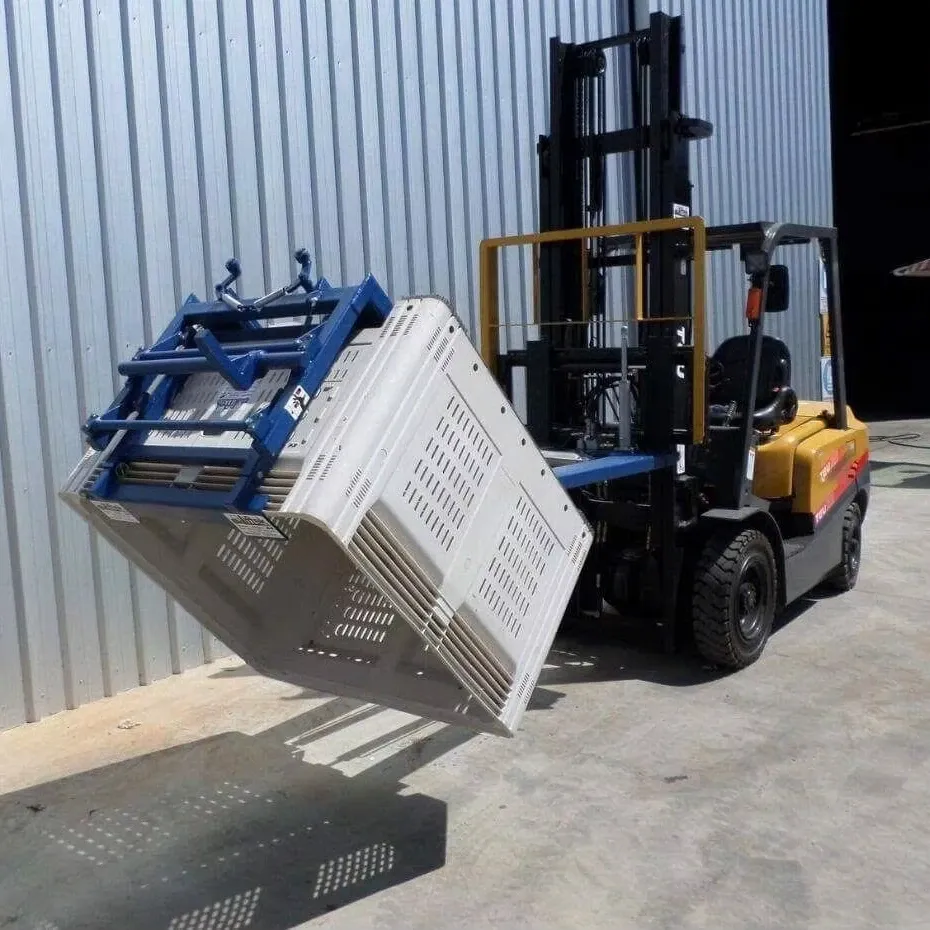 1Ton Forklift Attachment Bin Tipper