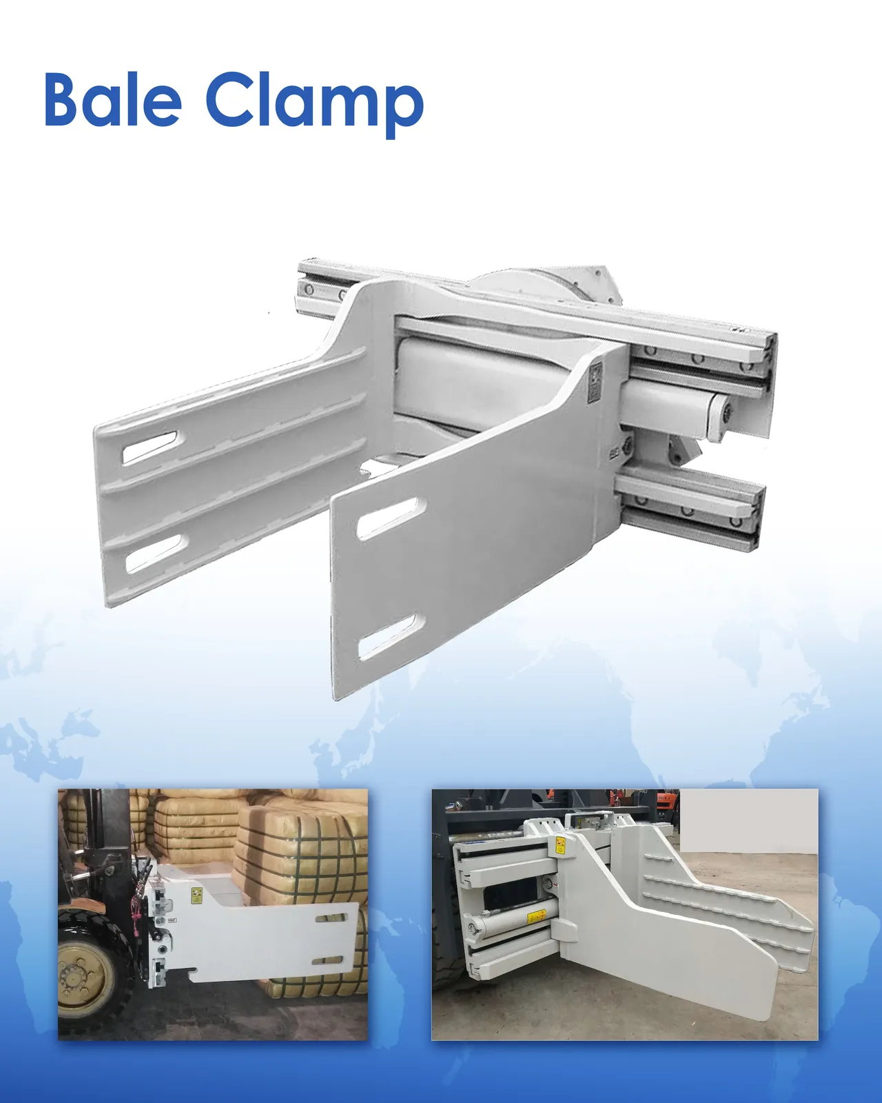 Forklift Attachment Forklift Bale Clamp