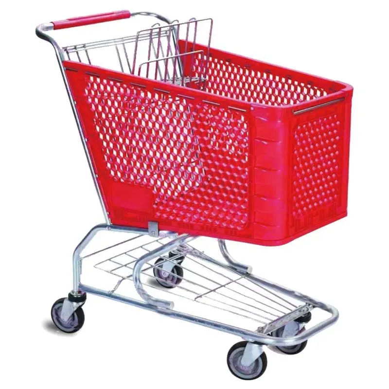 Supermarket 100L Shopping Trolley Double