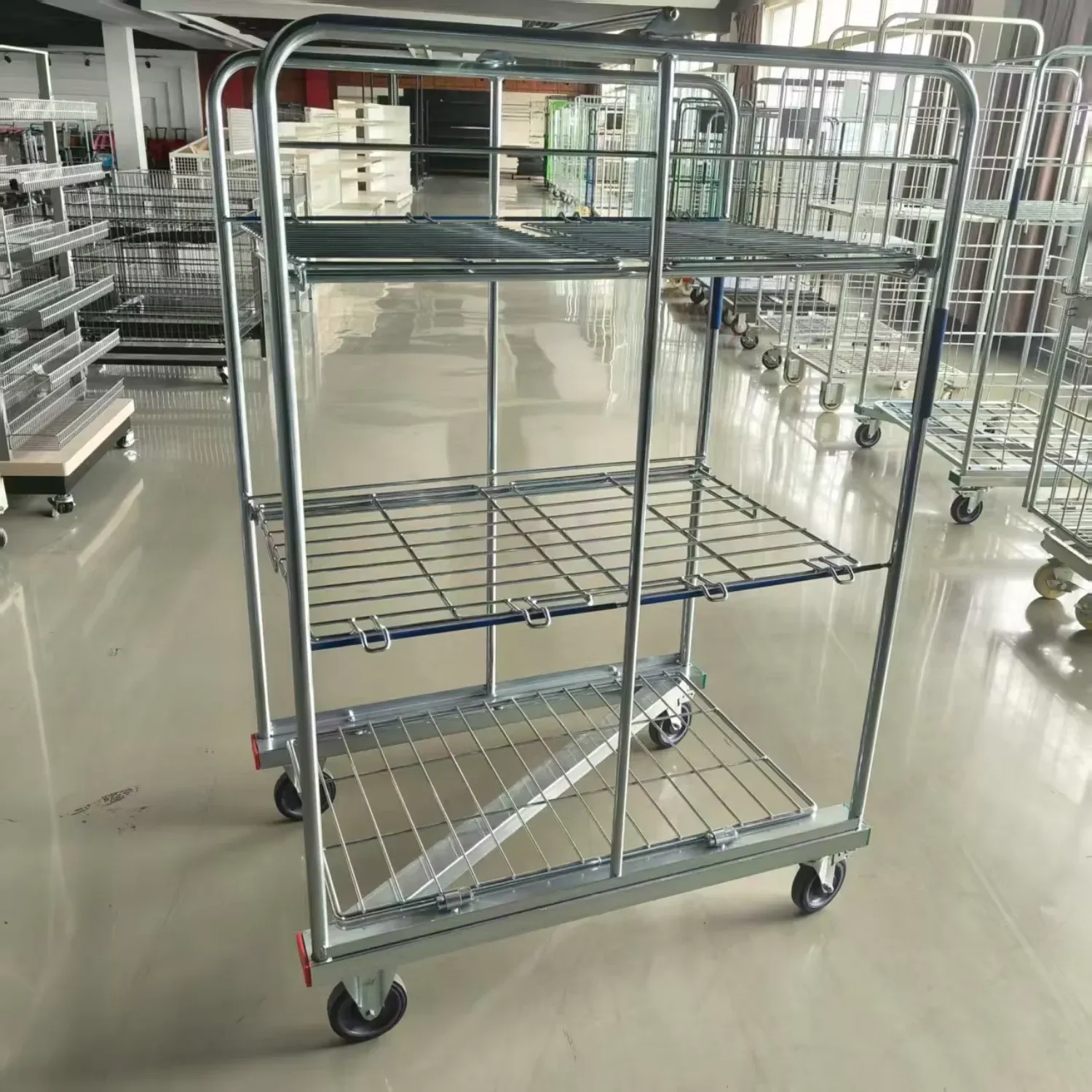 Logistics Industry Transportation Warehouse Nestable Folded Roll Container detail 2
