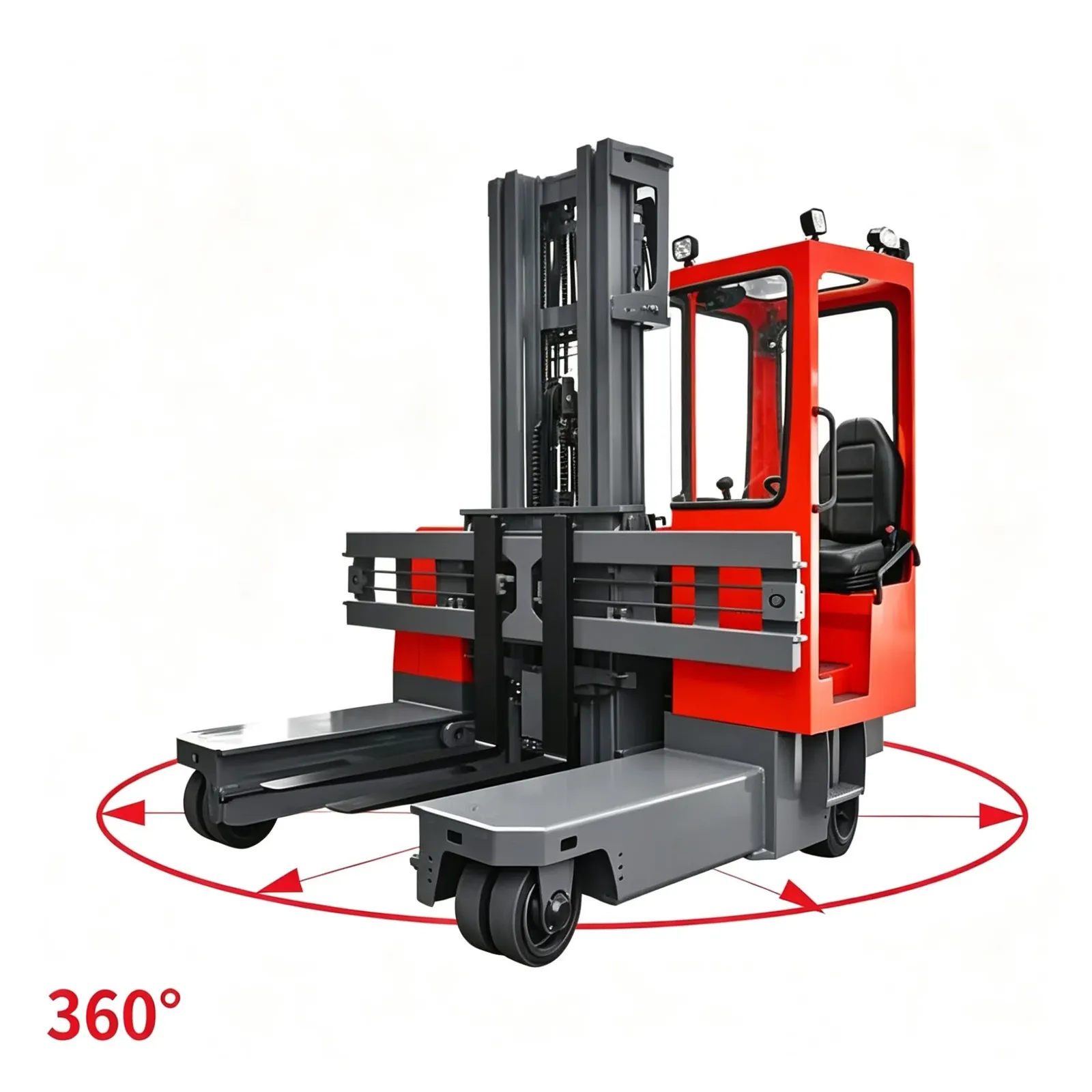 2.5 Ton Electric 4 Way Forklift 360 Degree Steering photo 1