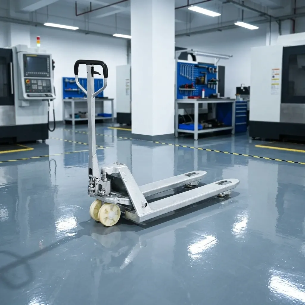 304 Stainless Steel Manual Pallet Truck Waterproof