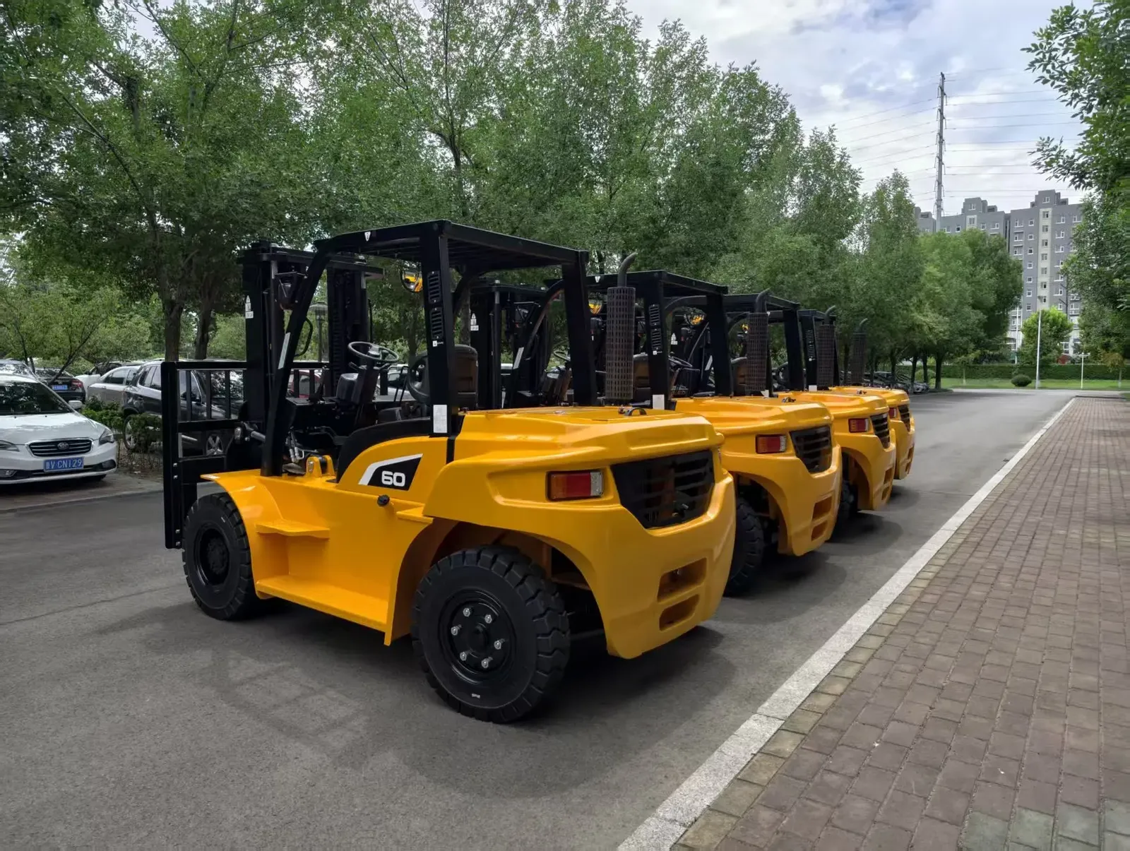 Diesel Forklift IC Forklift Truck Engine 3m 6m Lifting detail 2