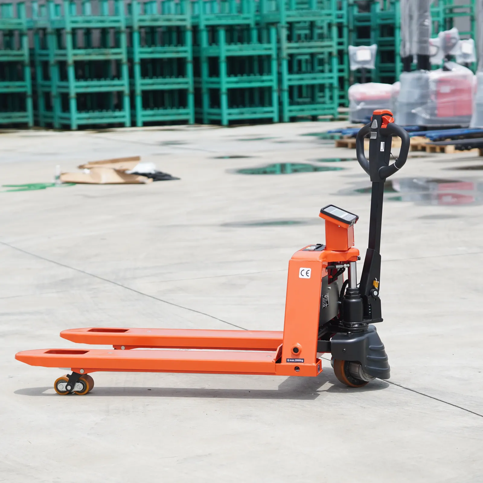 Pallet Truck With Electric Lift Scale 3000 kg