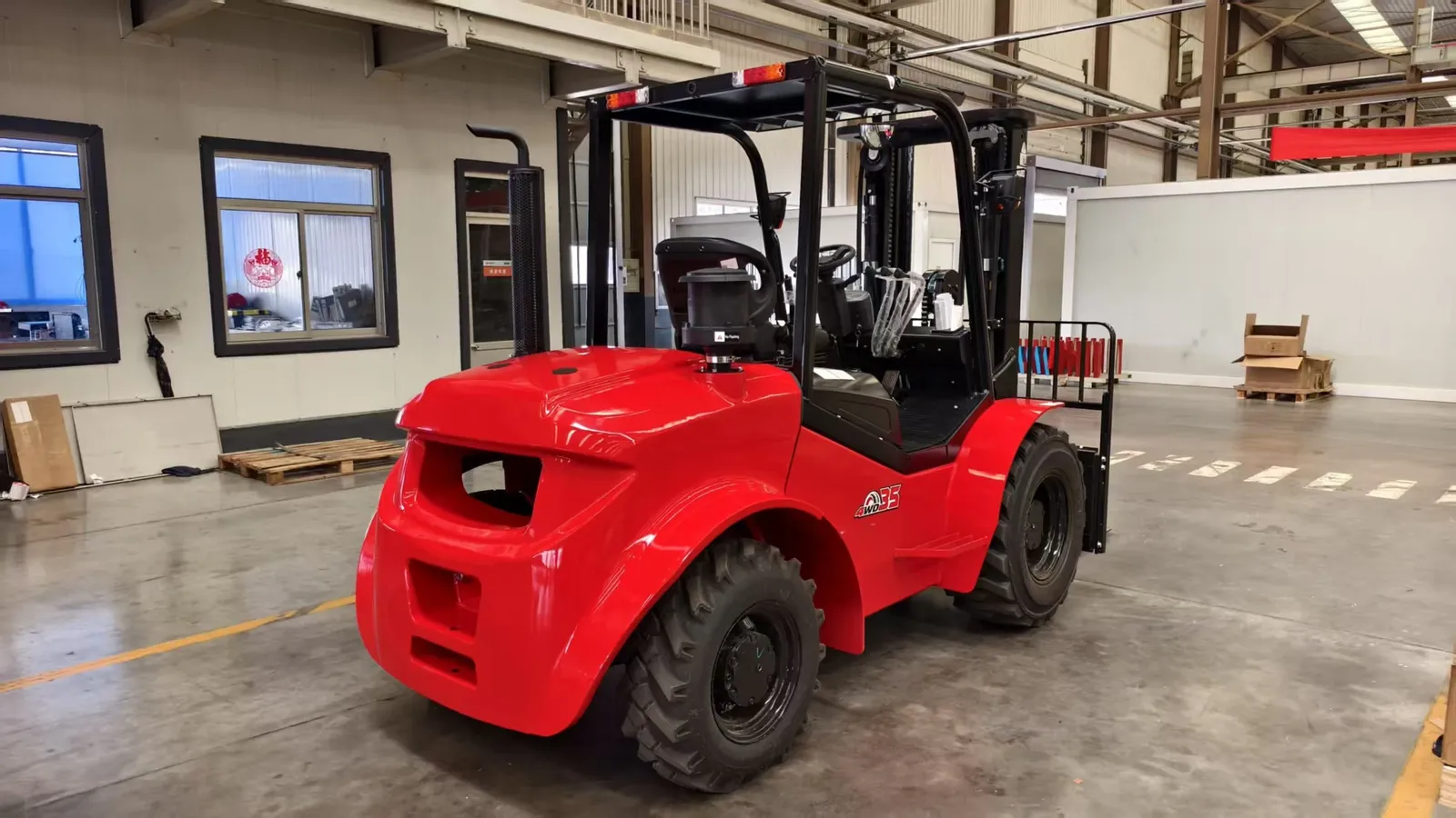 4X4 Diesel Forklift 3Ton 5Ton 7Ton