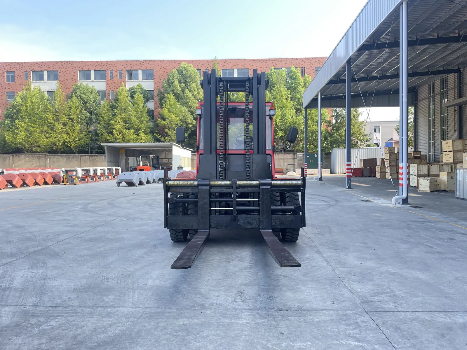 Diesel Forklift 12 Ton Yard detail 6